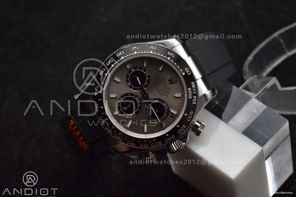 SH4131 Strap Best (Weighted) QF BestValue on Daytona 1:1 Dial Edition 126519 V6 Black Gray Oysterflex 811 1101